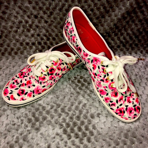 kate spade Shoes - Kate Spade x Keds Pink Rose Garden shoes